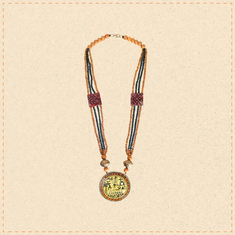 Zuri Tribal Art Necklace
