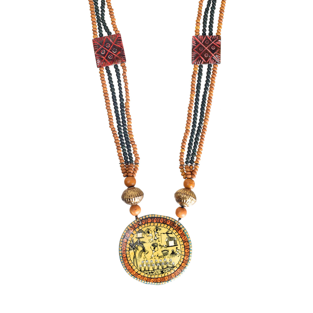 Zuri Tribal Art Necklace