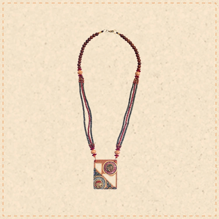 Two to Tango' Handcrafted Tribal Dhokra Necklace