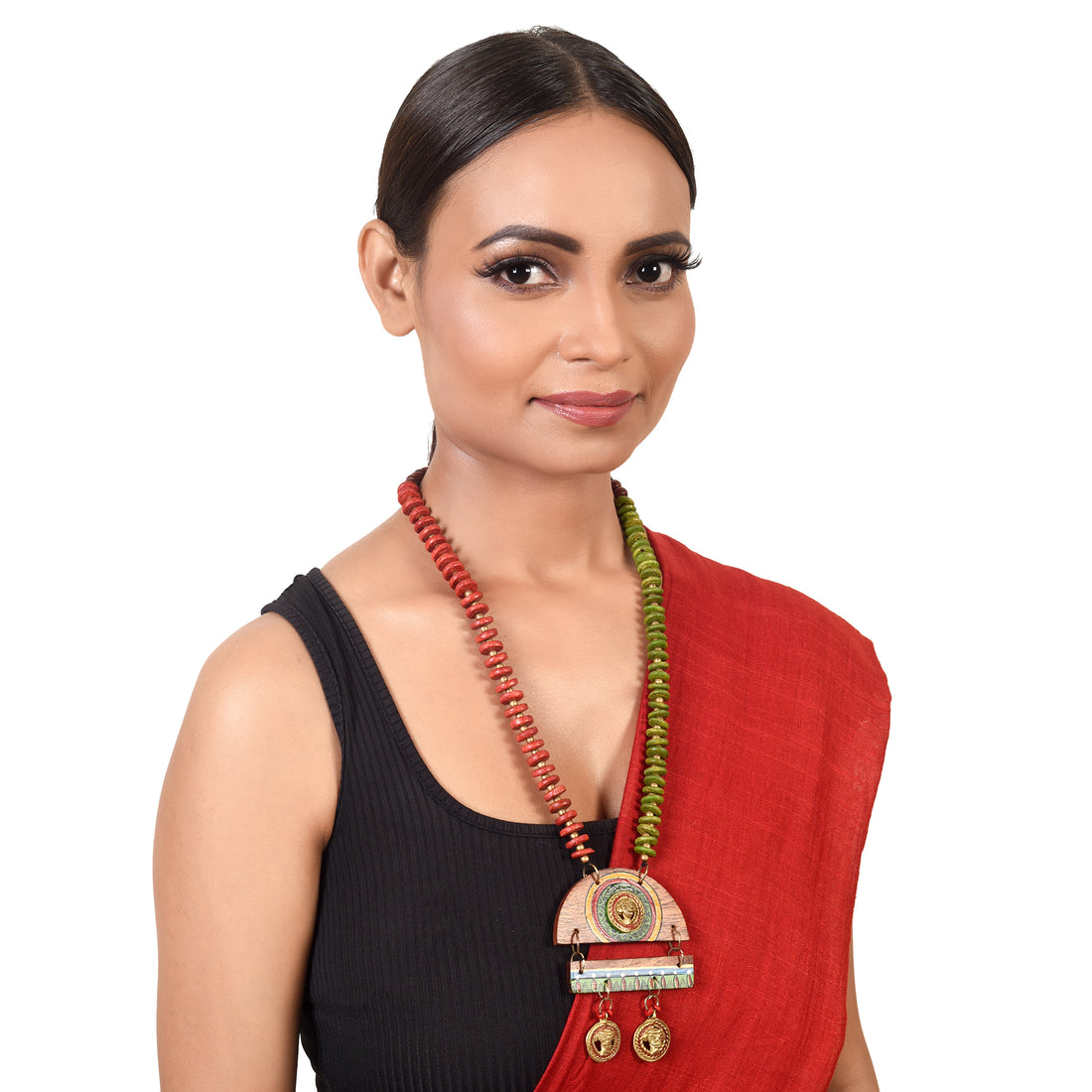 Queen Mother' Handcrafted Tribal Dhokra Necklace