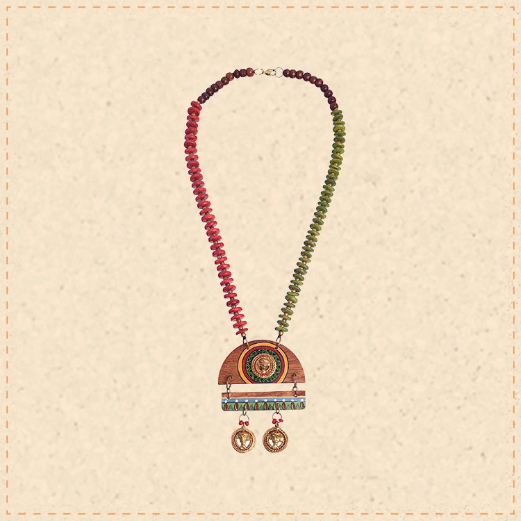 Queen Mother' Handcrafted Tribal Dhokra Necklace