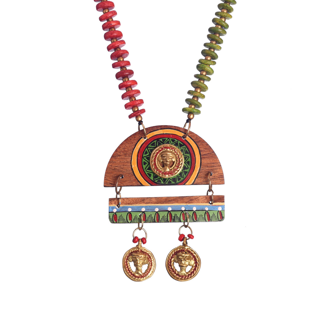 Queen Mother' Handcrafted Tribal Dhokra Necklace