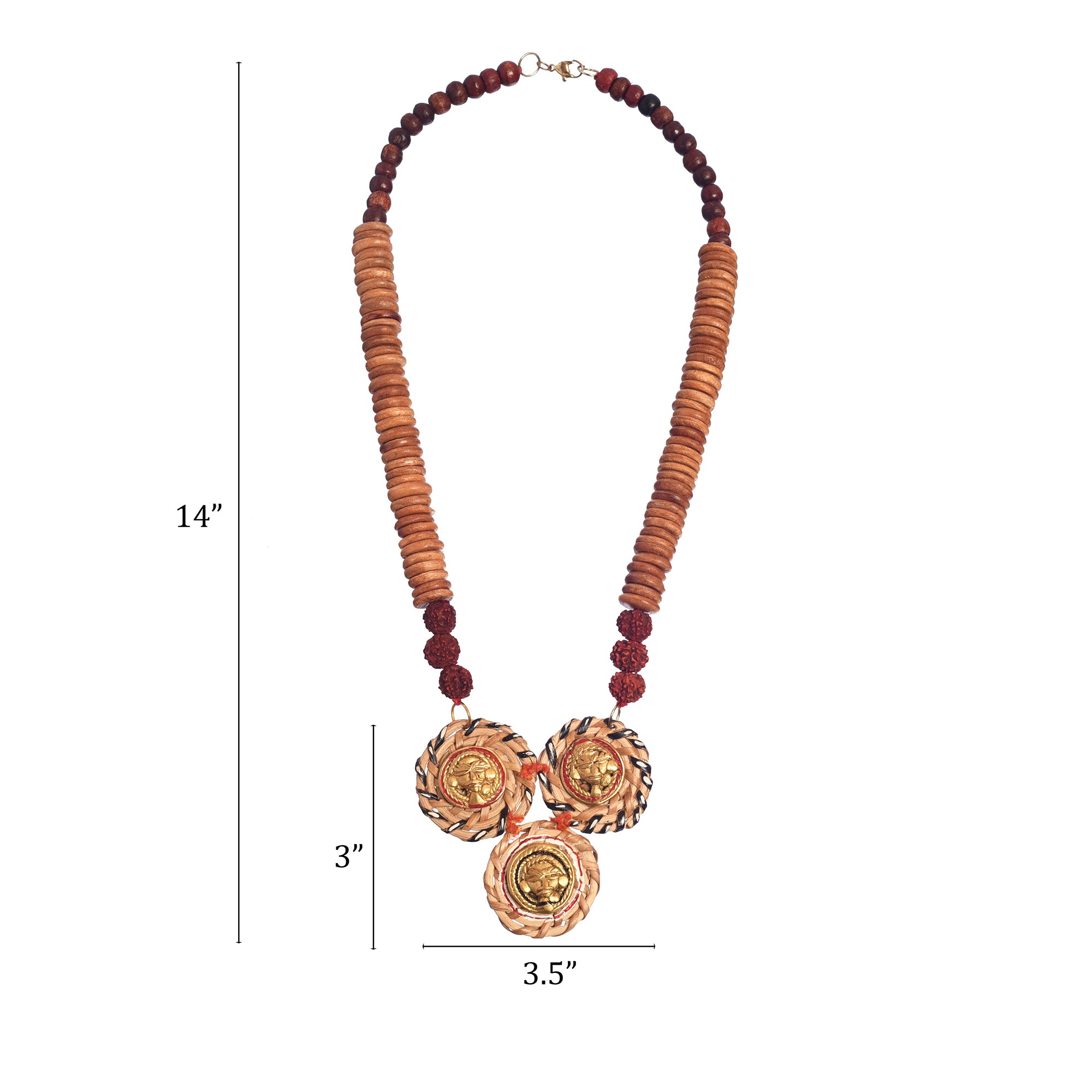 The Monks' Handcrafted Tribal Dhokra Necklace