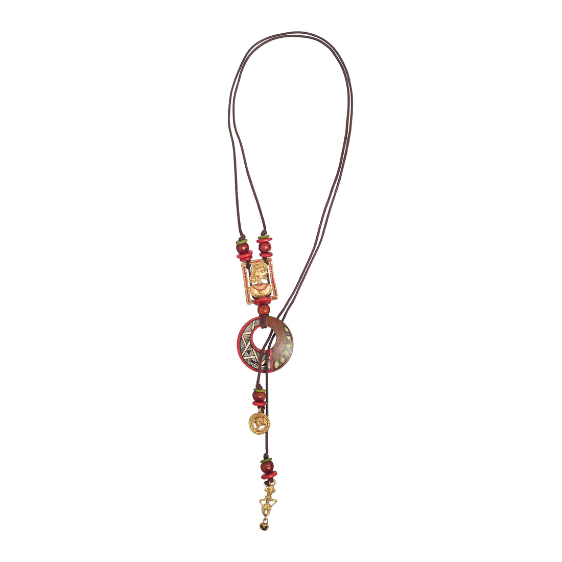 King Menes' Handcrafted Tribal Dhokra Necklace