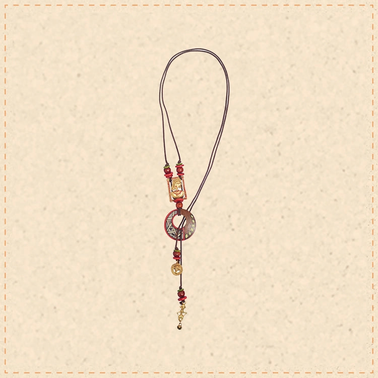 King Menes' Handcrafted Tribal Dhokra Necklace