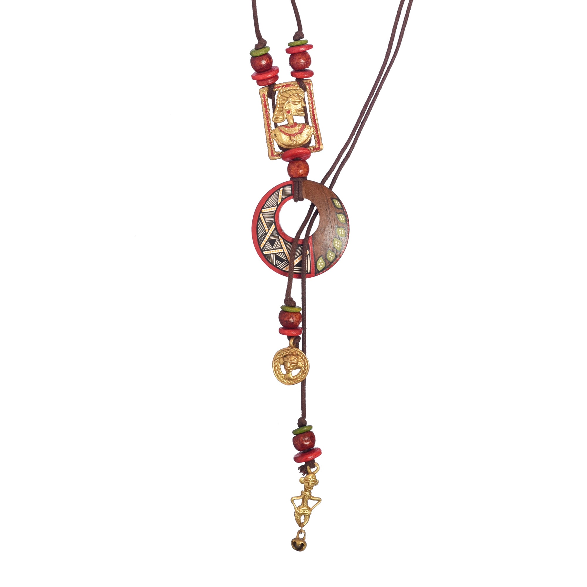 King Menes' Handcrafted Tribal Dhokra Necklace