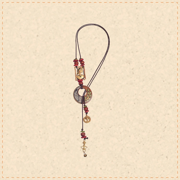 Cleopatra' Handcrafted Tribal Dhokra Necklace