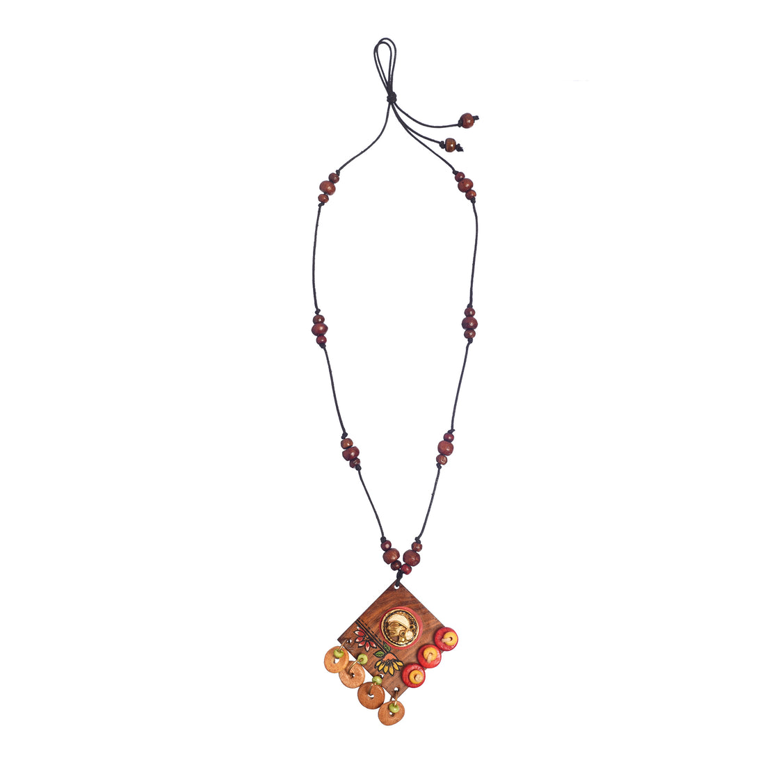 Queen of Wisdom' Handcrafted Tribal Dhokra Necklace