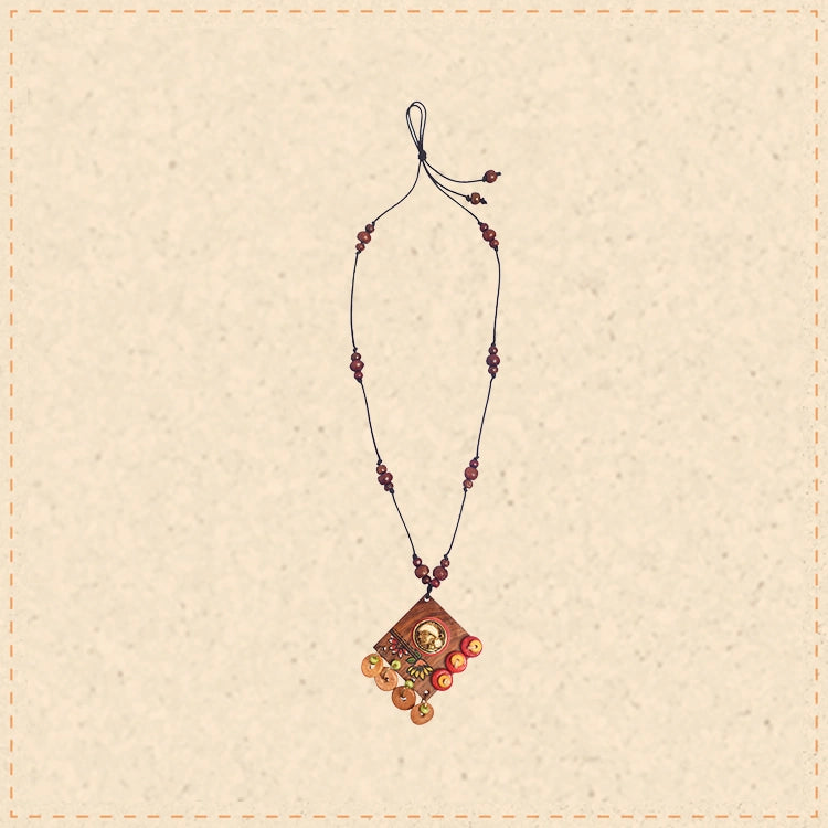 Queen of Wisdom' Handcrafted Tribal Dhokra Necklace