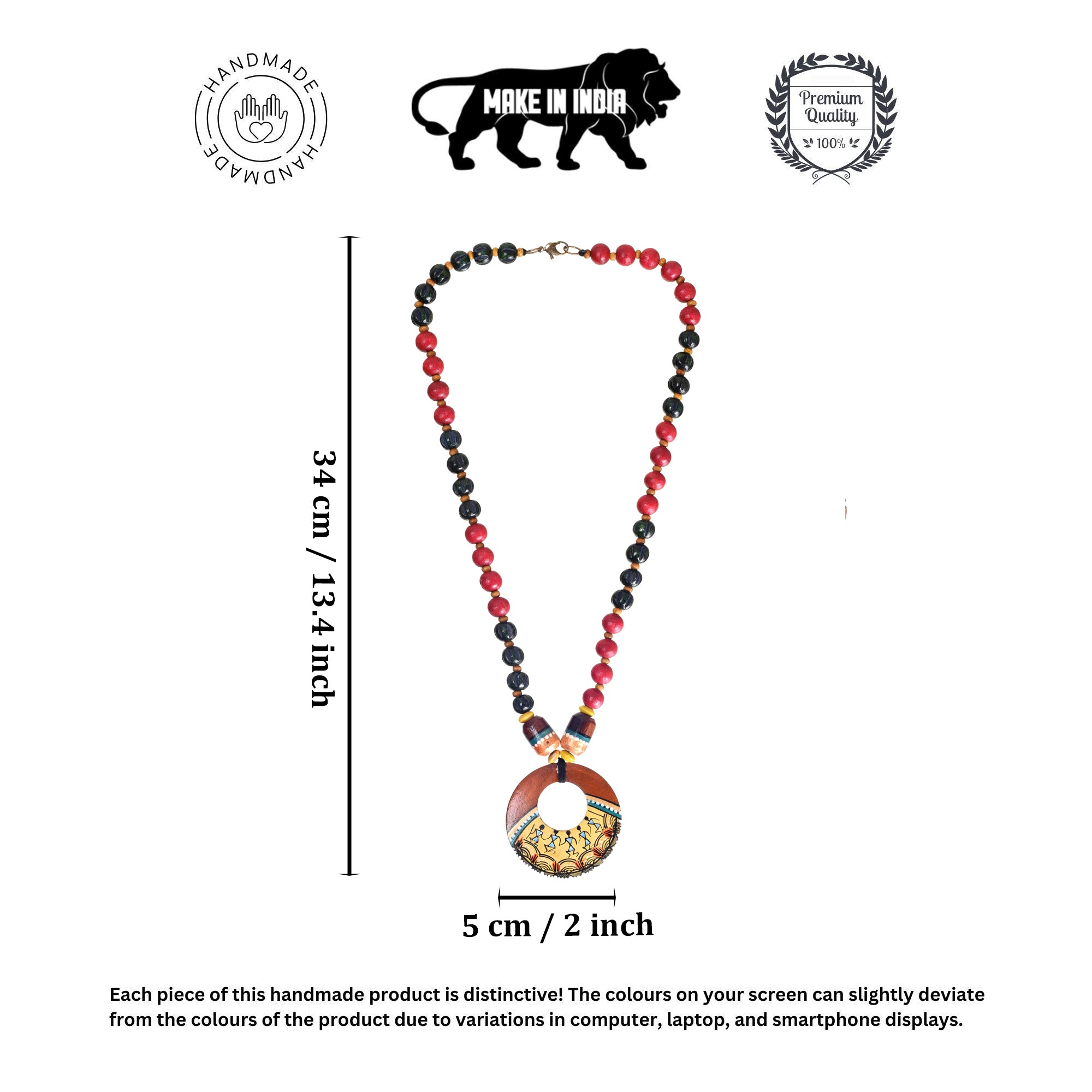 Syra Handcrafted Art Necklace