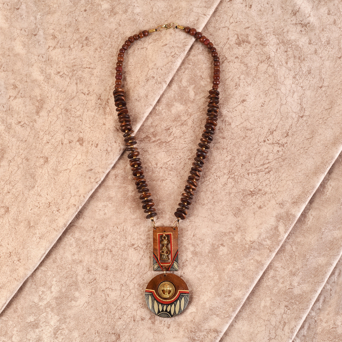 Romeo Juliet' Handcrafted Tribal Dhokra Necklace