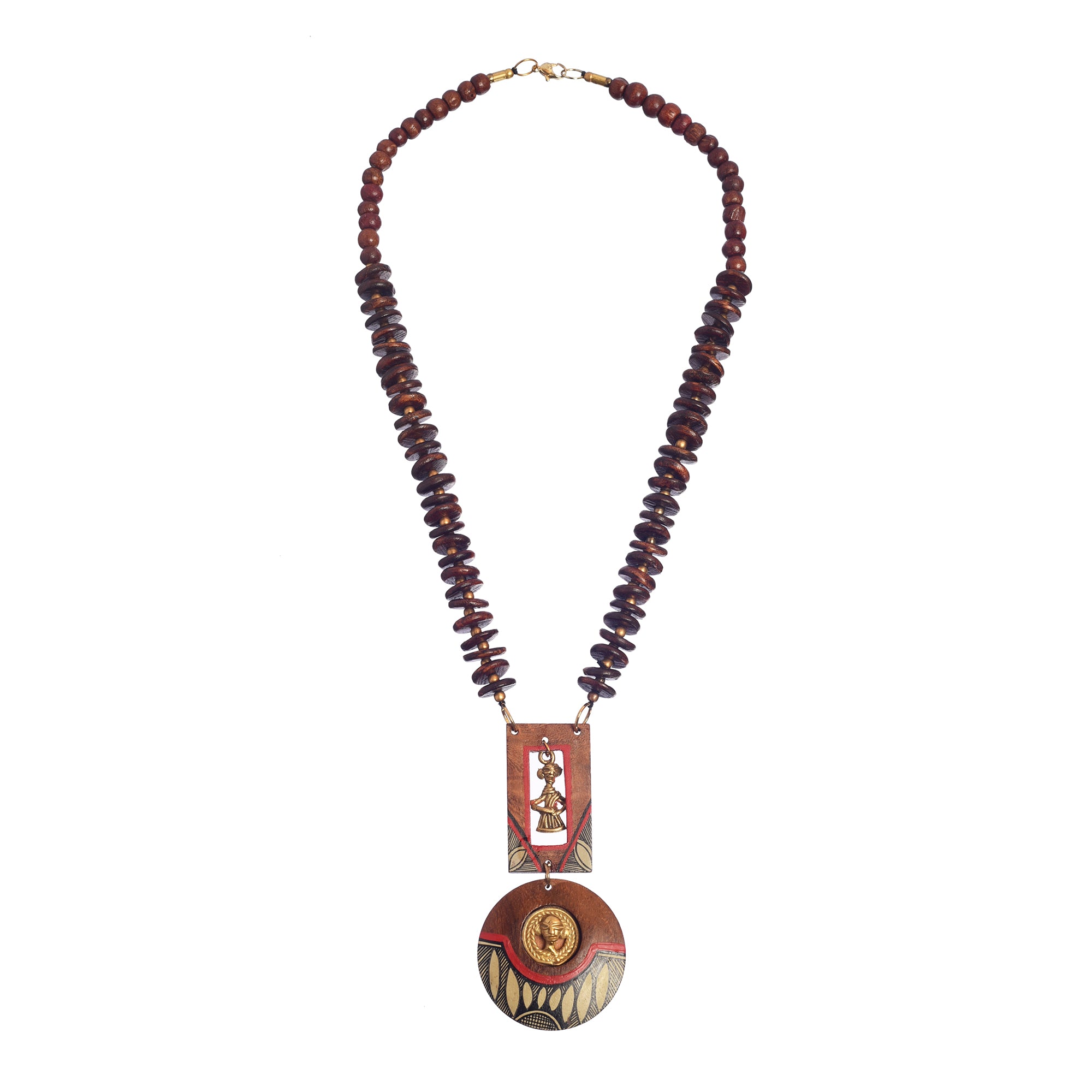Romeo Juliet' Handcrafted Tribal Dhokra Necklace