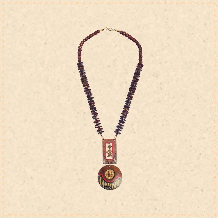 Romeo Juliet' Handcrafted Tribal Dhokra Necklace