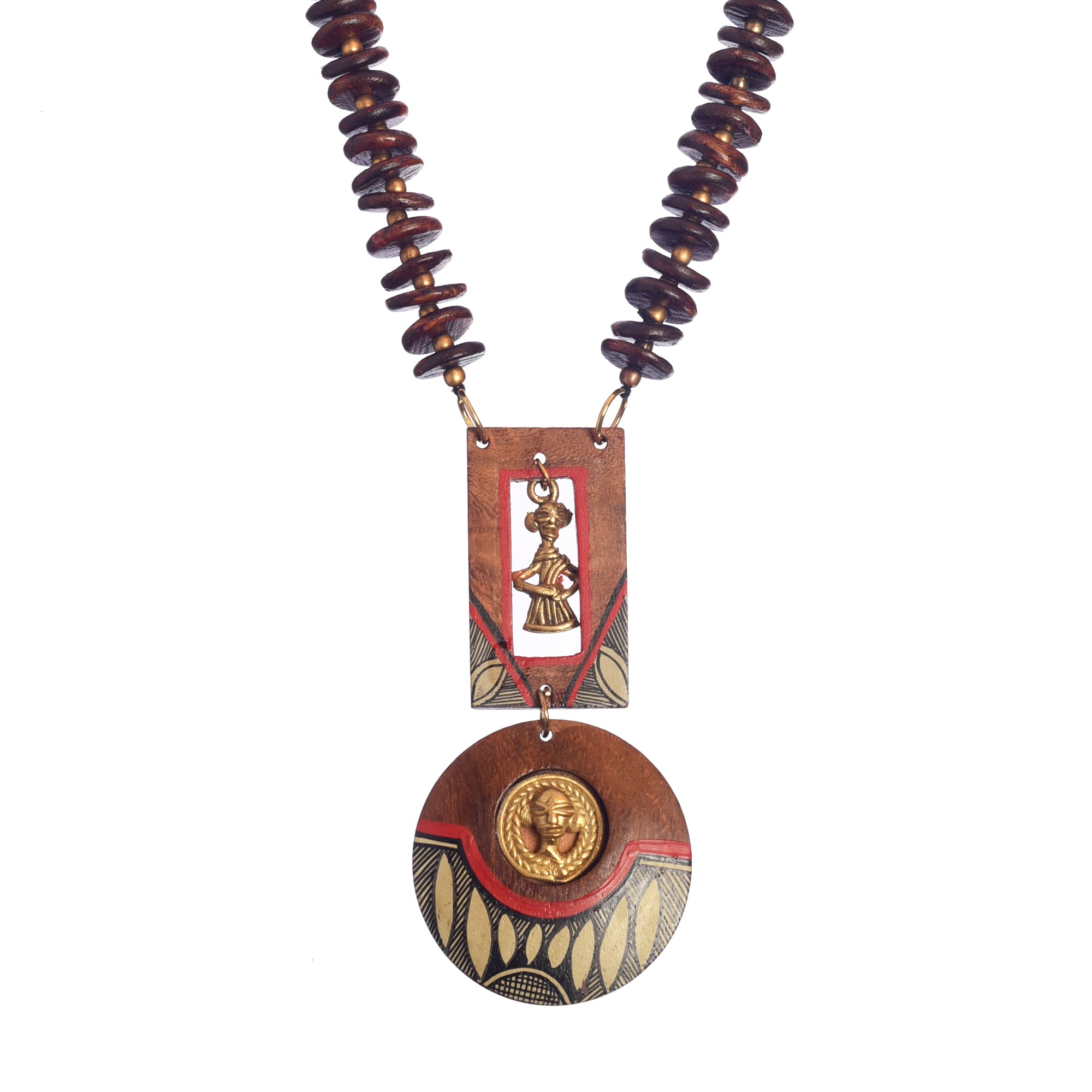 Romeo Juliet' Handcrafted Tribal Dhokra Necklace