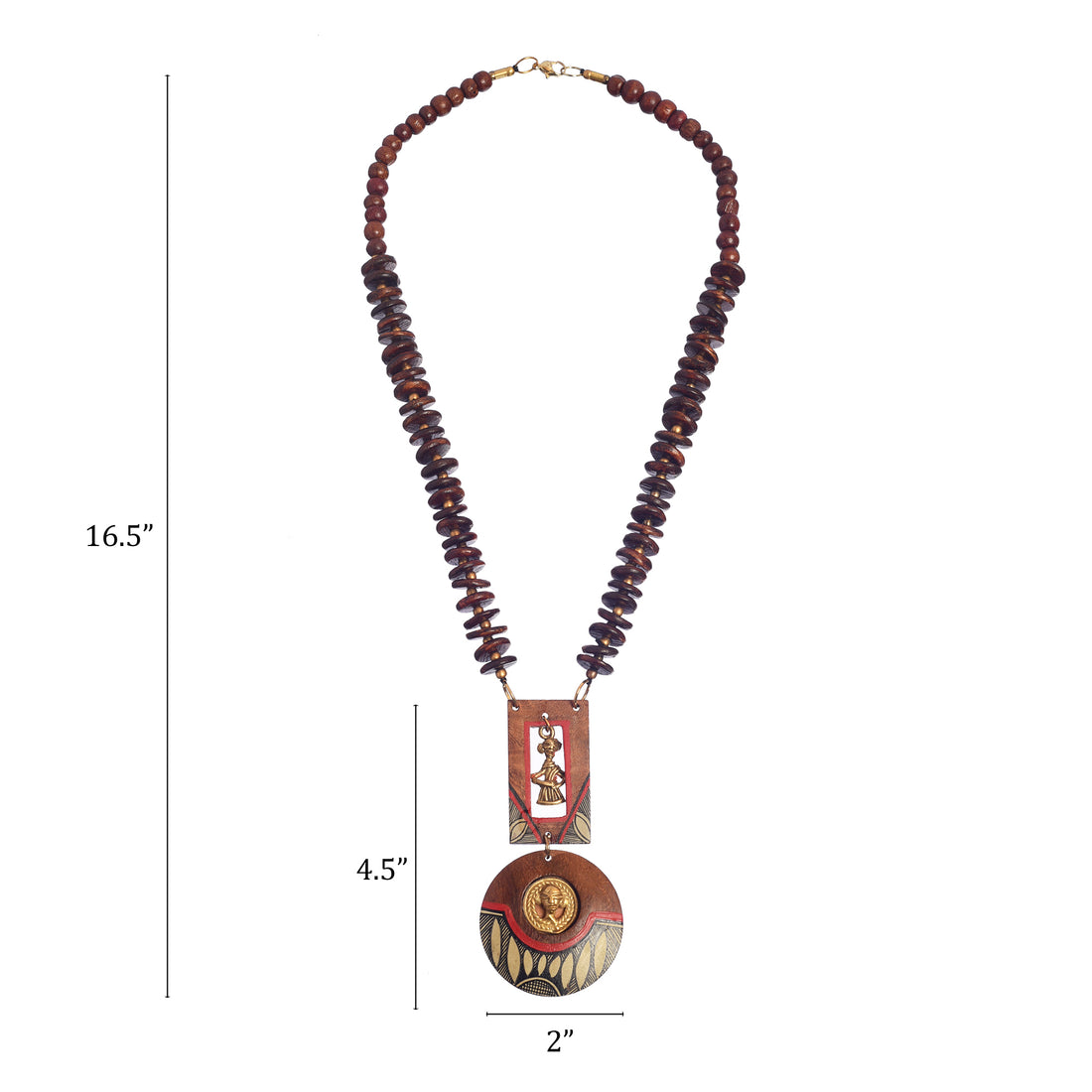 Romeo Juliet' Handcrafted Tribal Dhokra Necklace