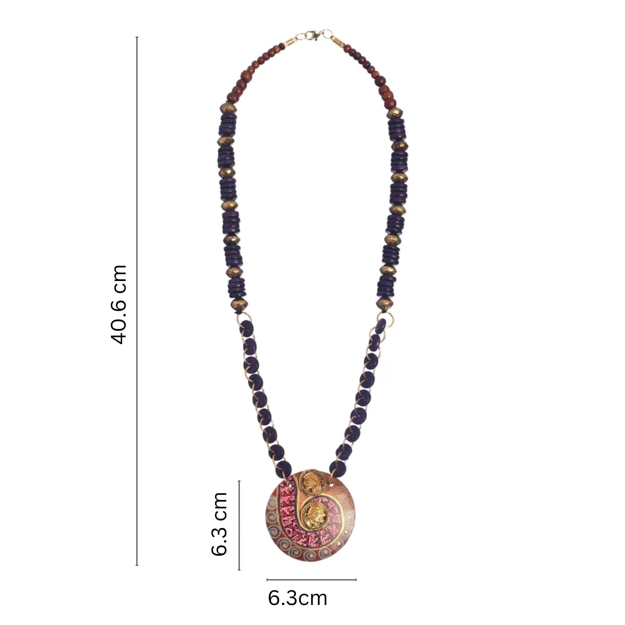 The Bride' Handcrafted Tribal Dhokra Necklace