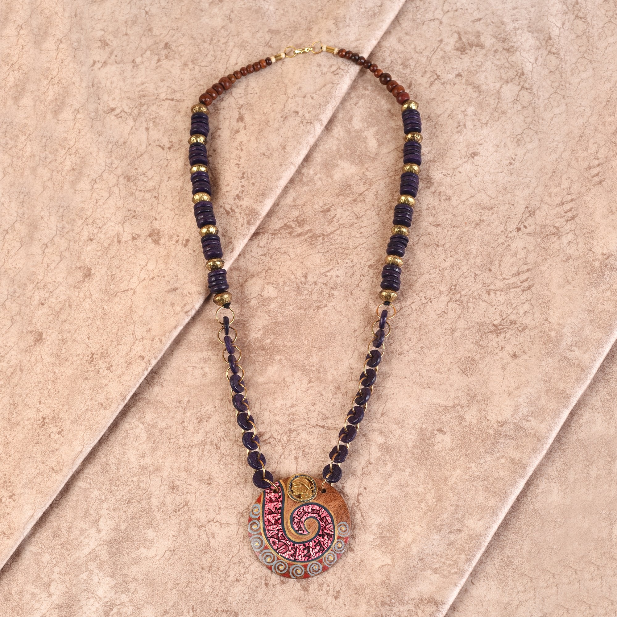 The Bride' Handcrafted Tribal Dhokra Necklace