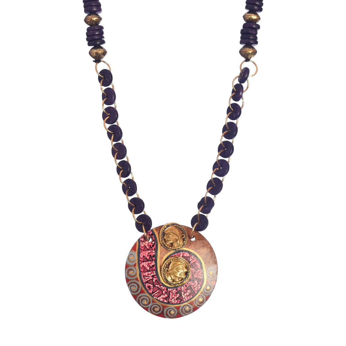 The Bride' Handcrafted Tribal Dhokra Necklace