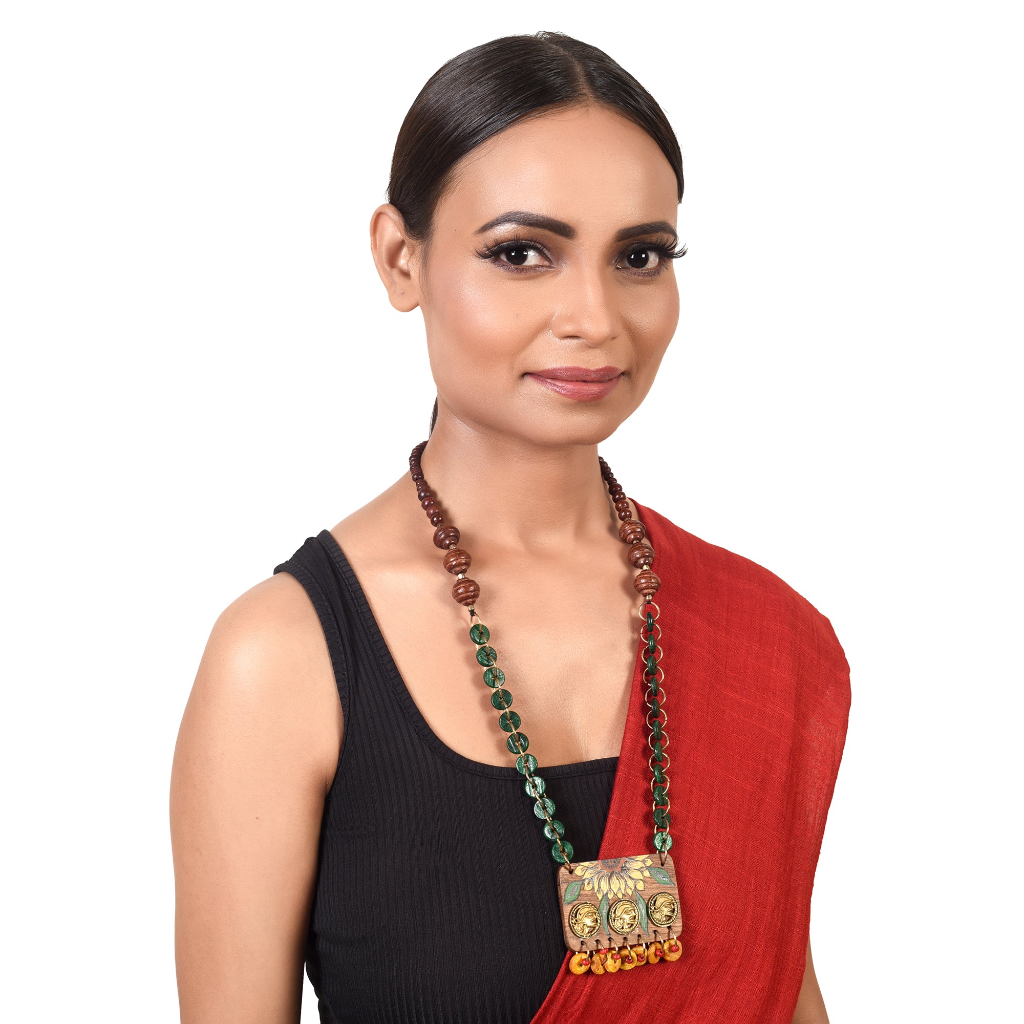The Bride' Handcrafted Tribal Dhokra Necklace