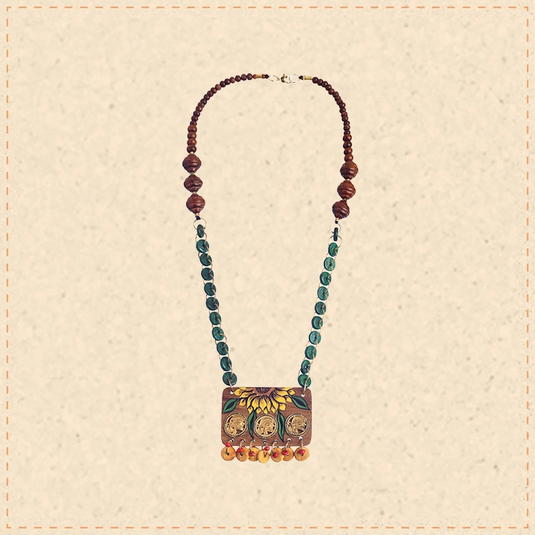 The Bride' Handcrafted Tribal Dhokra Necklace