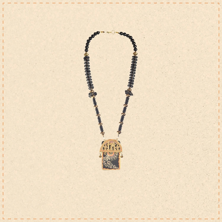 Black Kingdom Of Nile Handcrafted Necklace