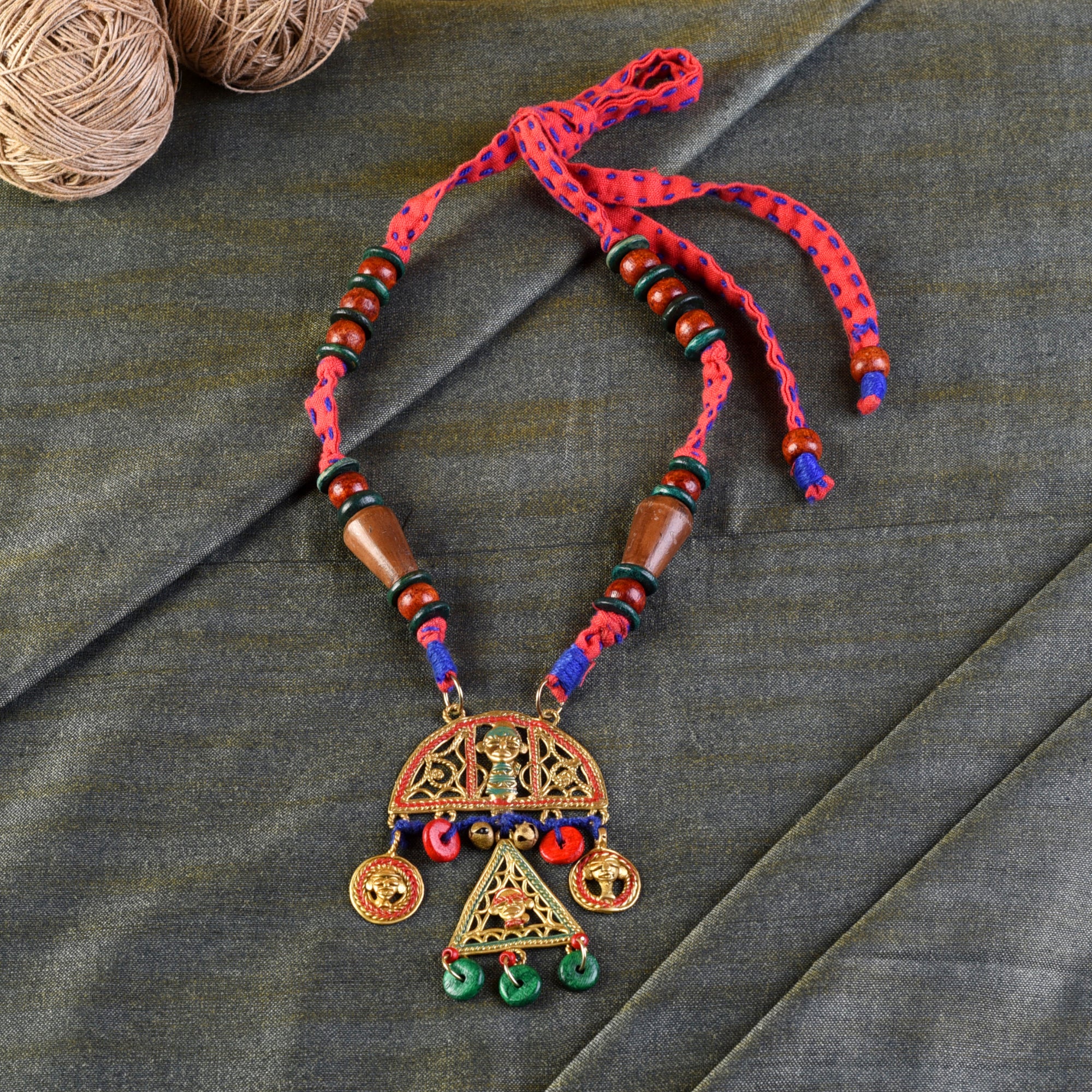 The Royal Family Handcrafted Tribal Dhokra Necklace