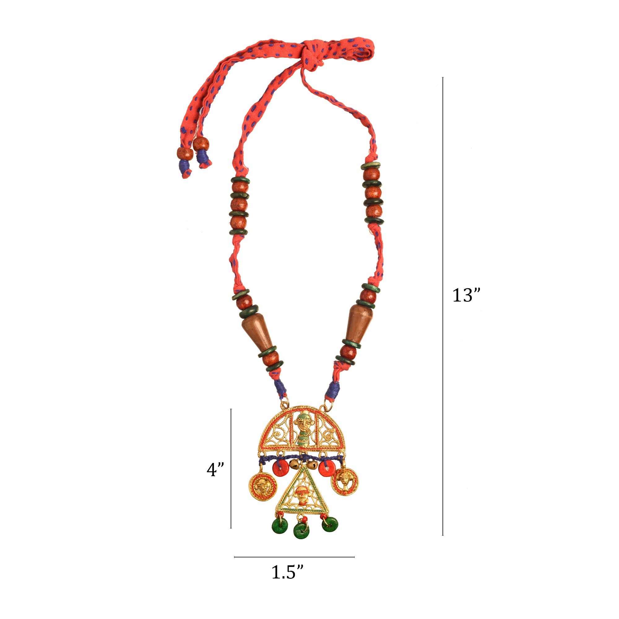 The Royal Family Handcrafted Tribal Dhokra Necklace