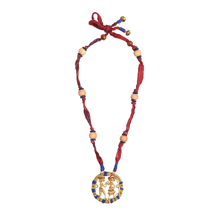 The Tribal Circle Handcrafted Dhokra Necklace