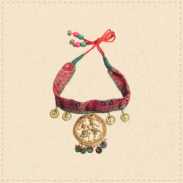 The Gracious Queen Handcrafted Tribal Choker Necklace