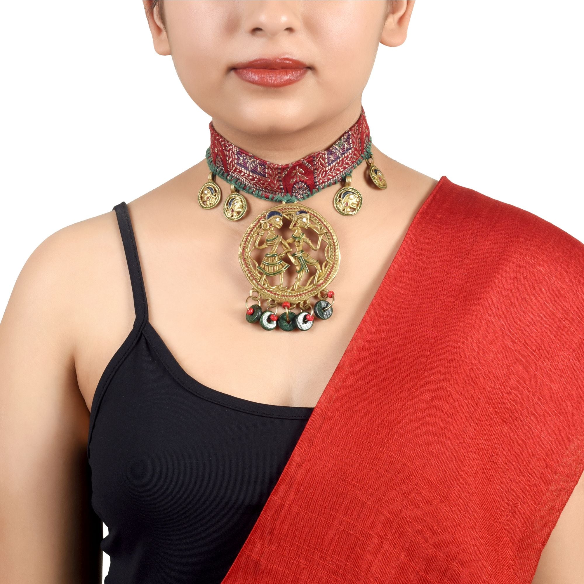 The Gracious Queen Handcrafted Tribal Choker Necklace