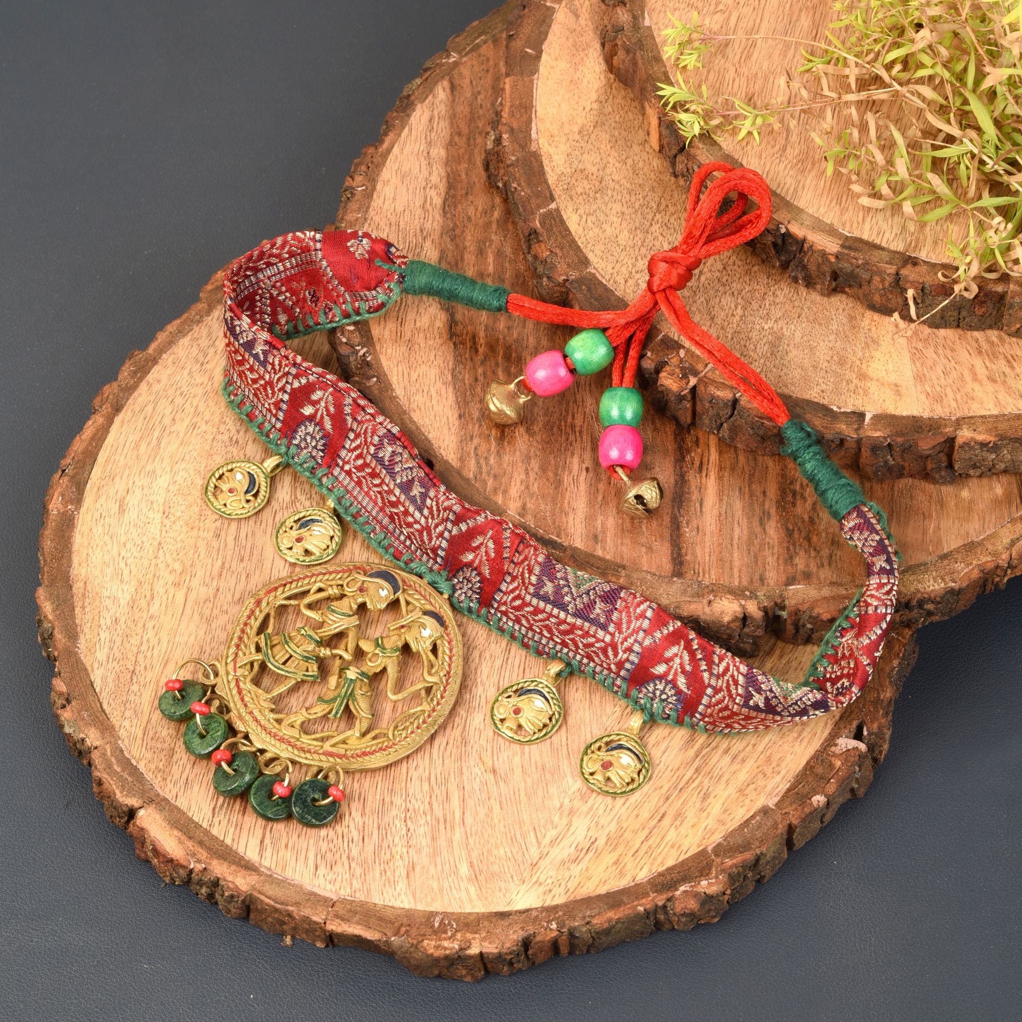 The Gracious Queen Handcrafted Tribal Choker Necklace