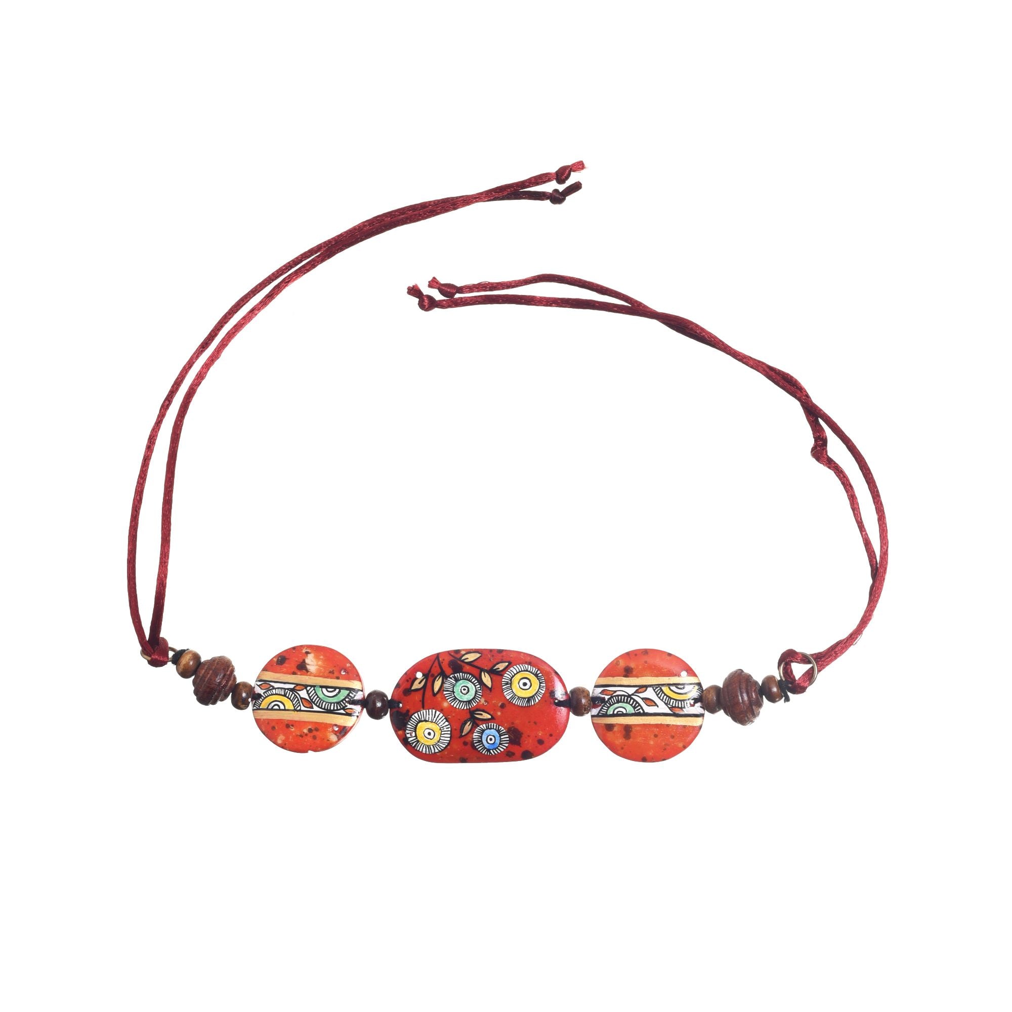 Kaleidoscope Keepsake Locket Handcrafted Ethnic Necklace