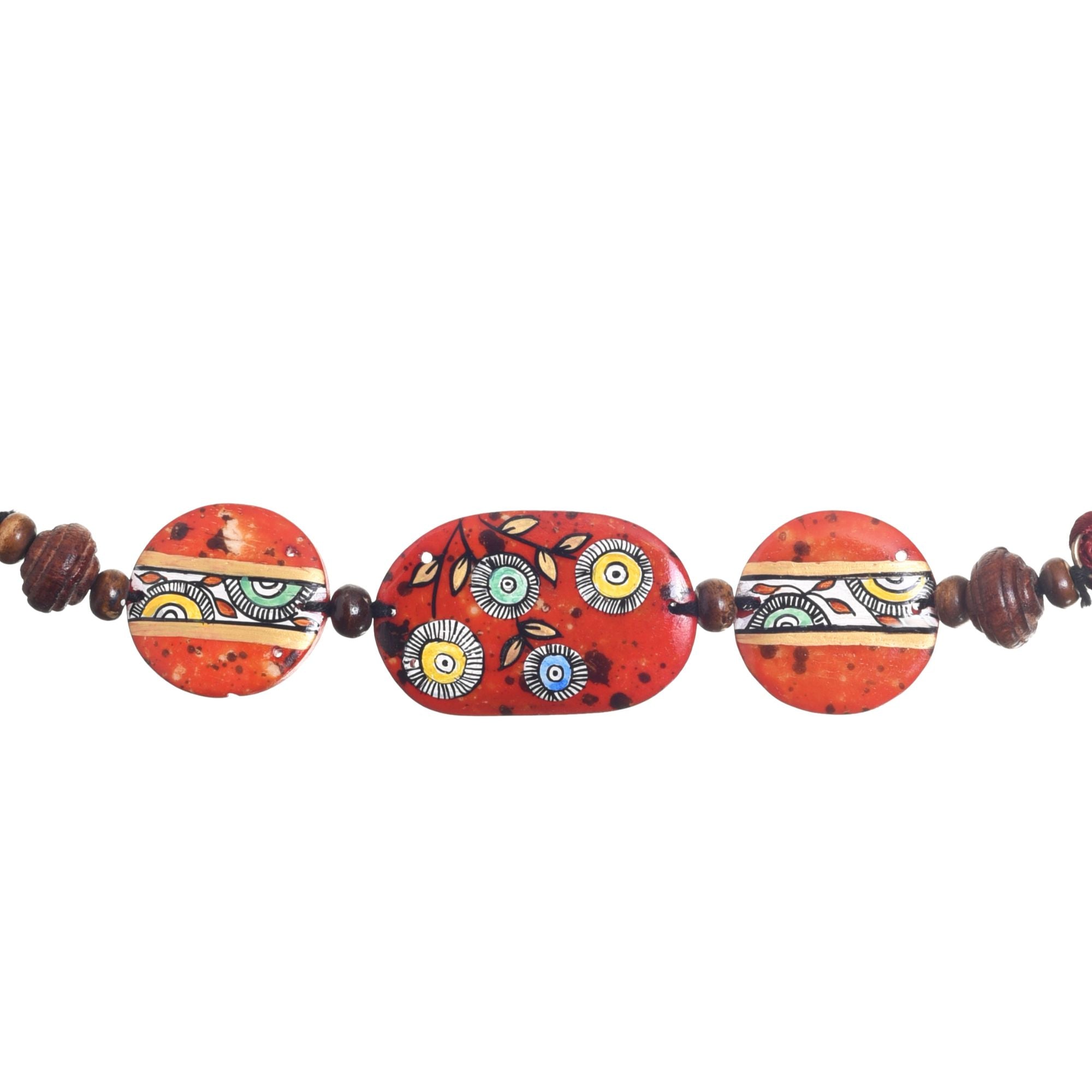 Kaleidoscope Keepsake Locket Handcrafted Ethnic Necklace