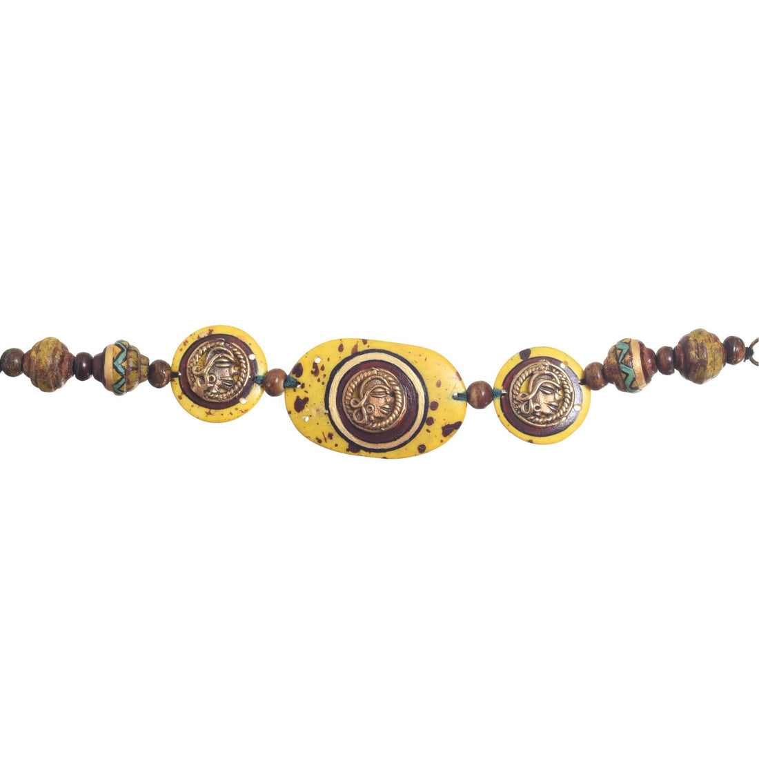 Artisanal Wanderlust Amulet Handcrafted Ethnic Choker Necklace