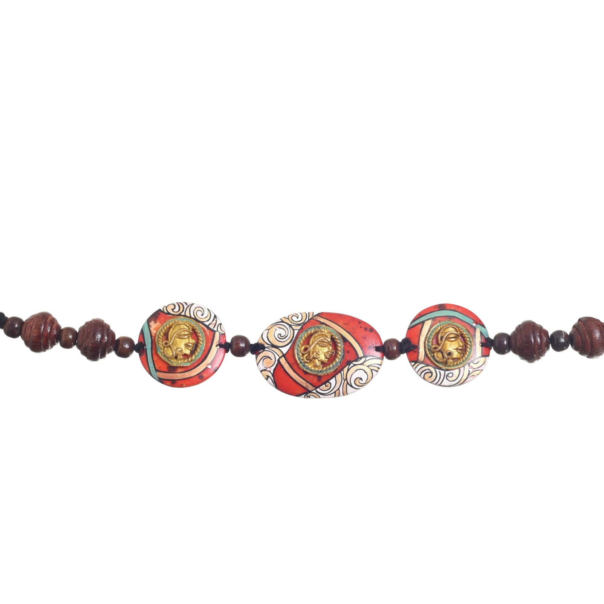 Carnival Kaleidoscope Talisman Handcrafted Ethnic Choker Necklace