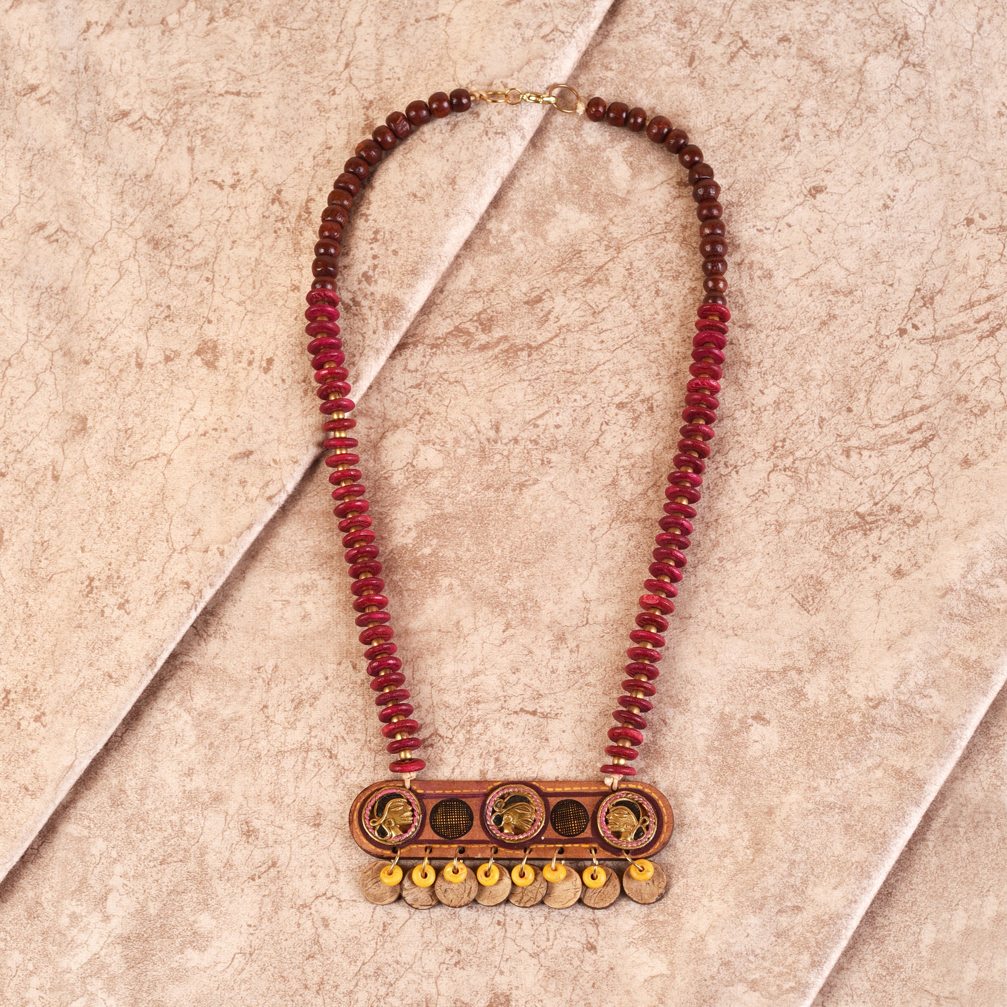 The Maidens' Handcrafted Tribal Dhokra Necklace