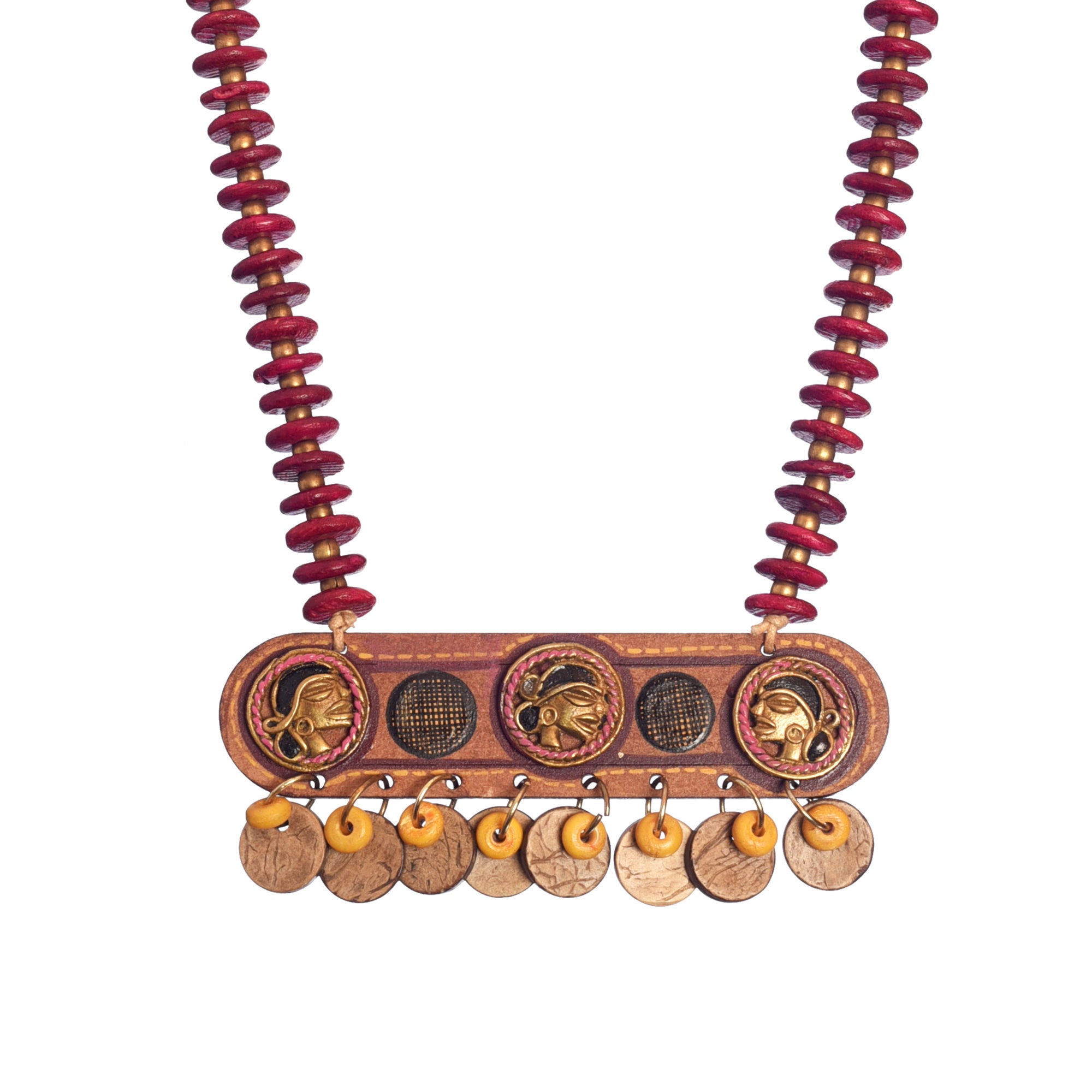 The Maidens' Handcrafted Tribal Dhokra Necklace