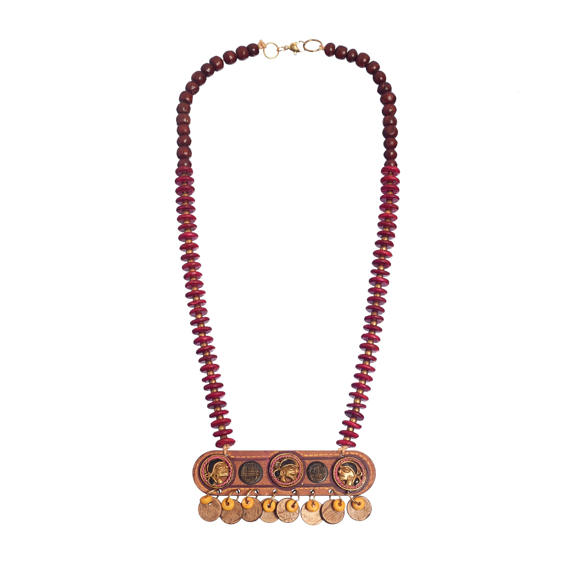 The Maidens' Handcrafted Tribal Dhokra Necklace