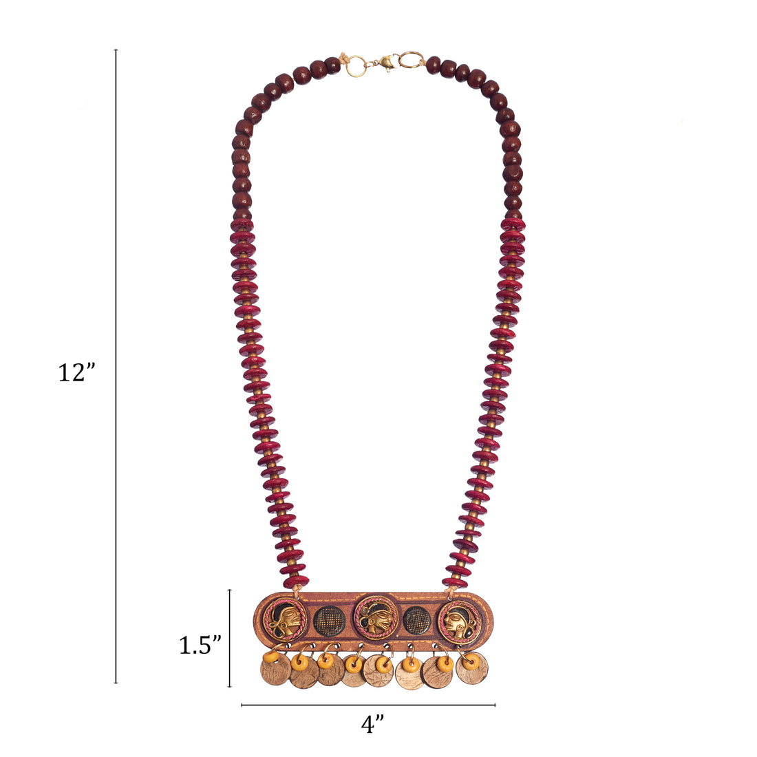 The Maidens' Handcrafted Tribal Dhokra Necklace
