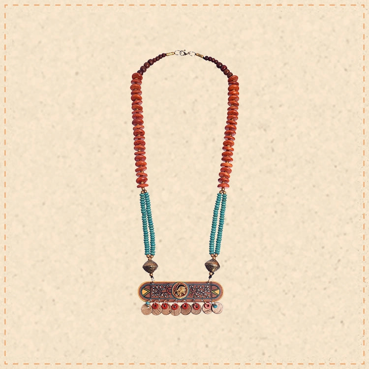 Urvashi' Handcrafted Tribal Dhokra Necklace