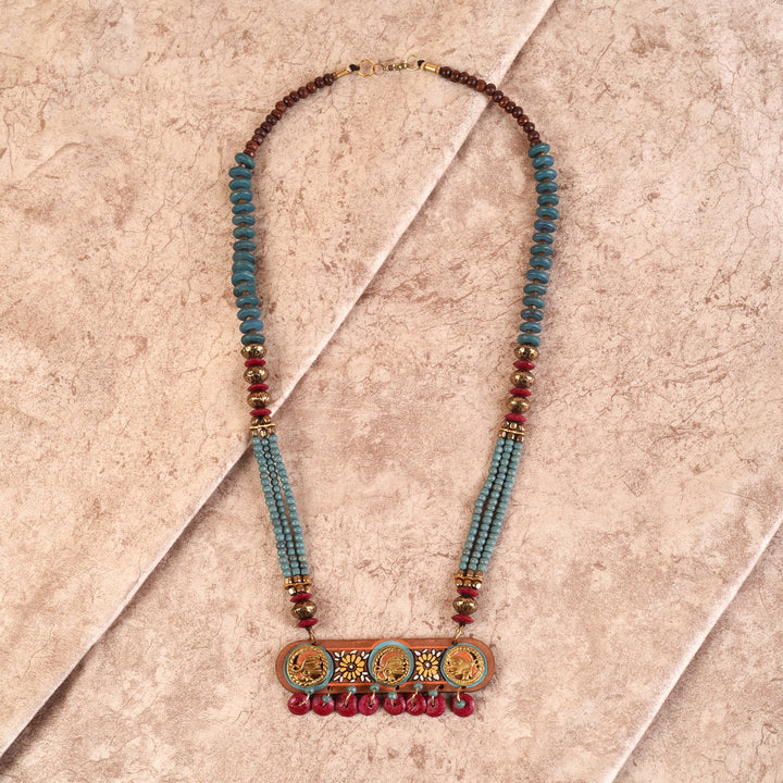 Charlie's Angels' Handcrafted Tribal Dhokra Necklace