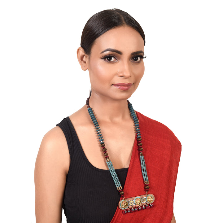 Charlie's Angels' Handcrafted Tribal Dhokra Necklace