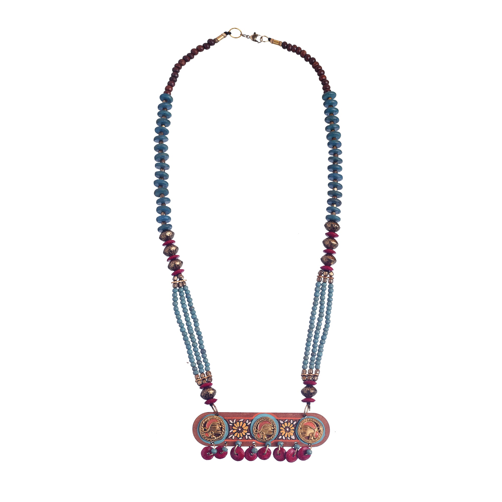 Charlie's Angels' Handcrafted Tribal Dhokra Necklace