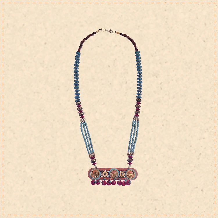 Charlie's Angels' Handcrafted Tribal Dhokra Necklace