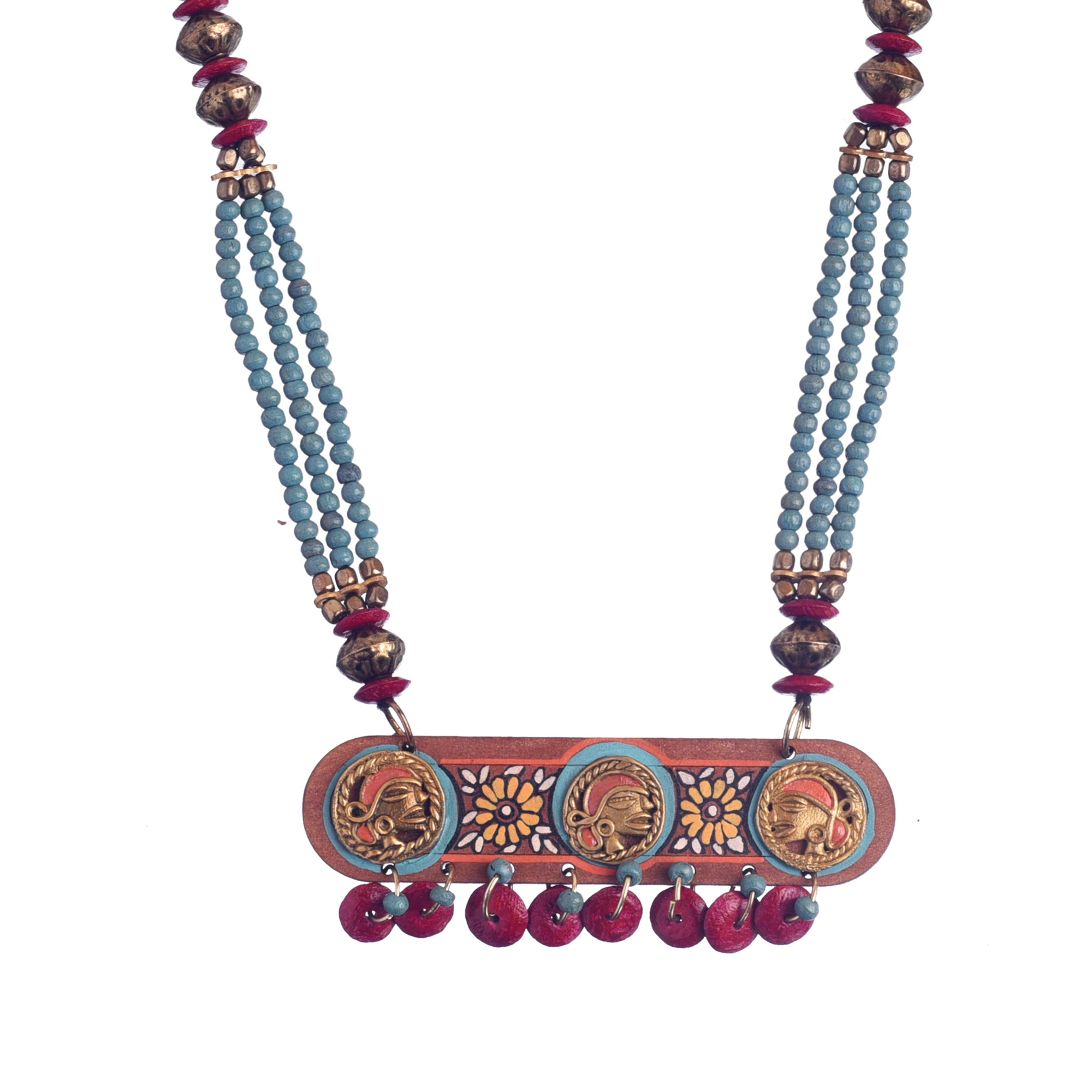 Charlie's Angels' Handcrafted Tribal Dhokra Necklace