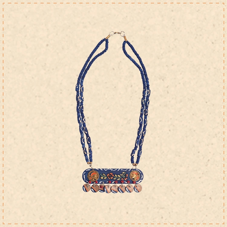 Mona-Lisa' Handcrafted Tribal Dhokra Necklace