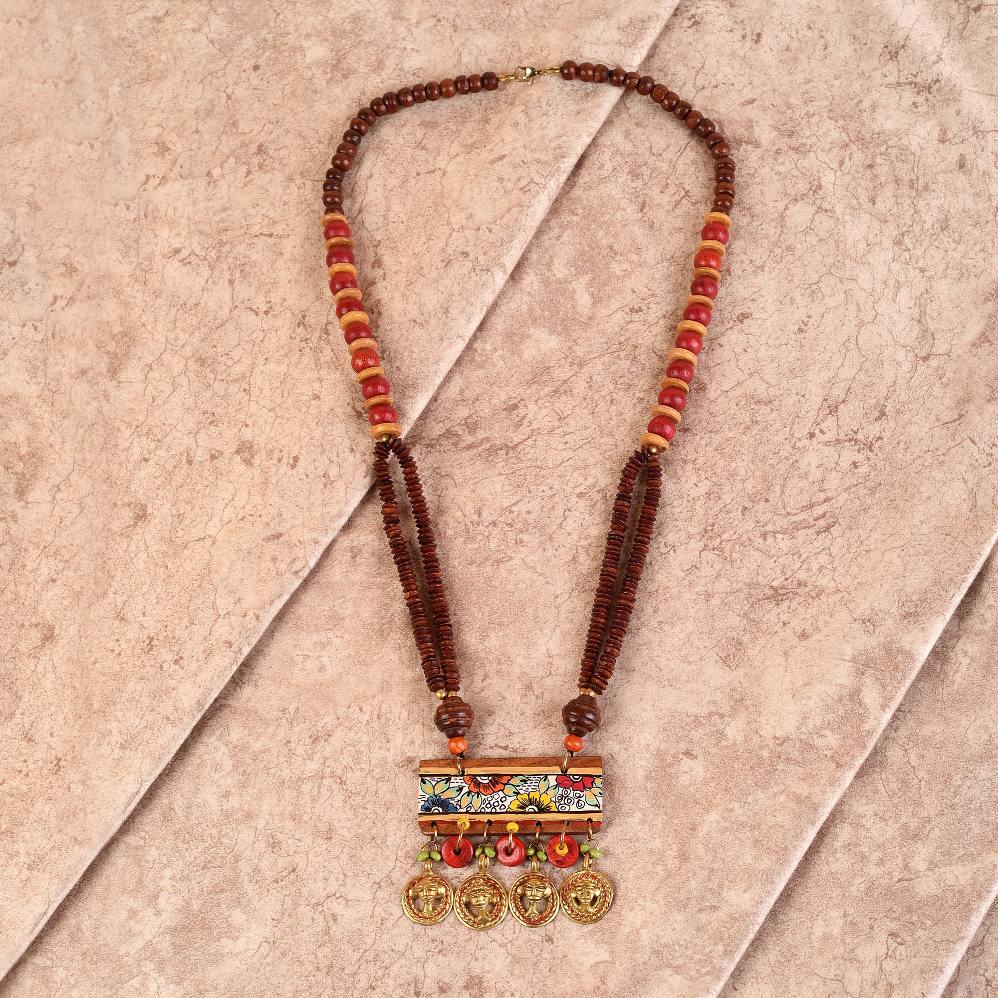 The Guardians' Handcrafted Tribal Dhokra Necklace