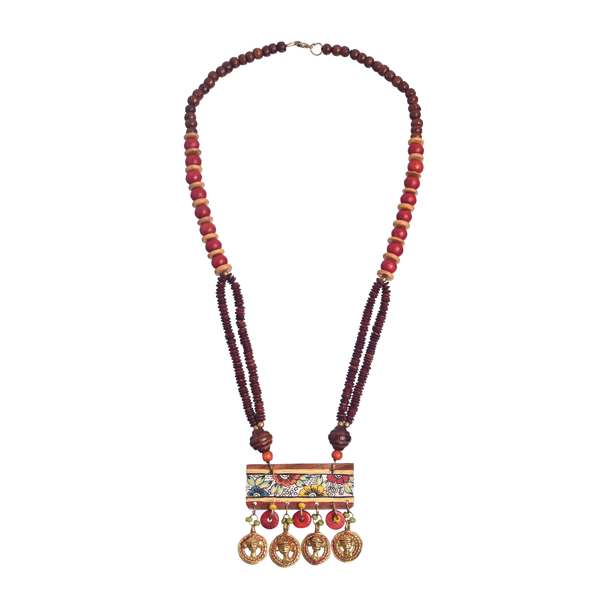 The Guardians' Handcrafted Tribal Dhokra Necklace