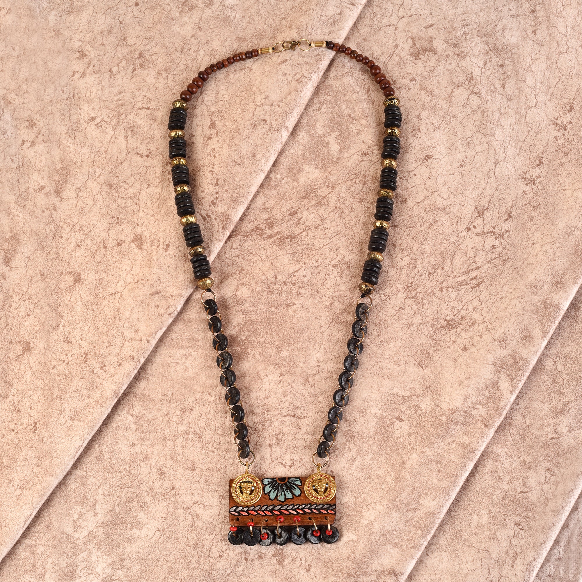 Tana-Mana' Handcrafted Tribal Dhokra Necklace
