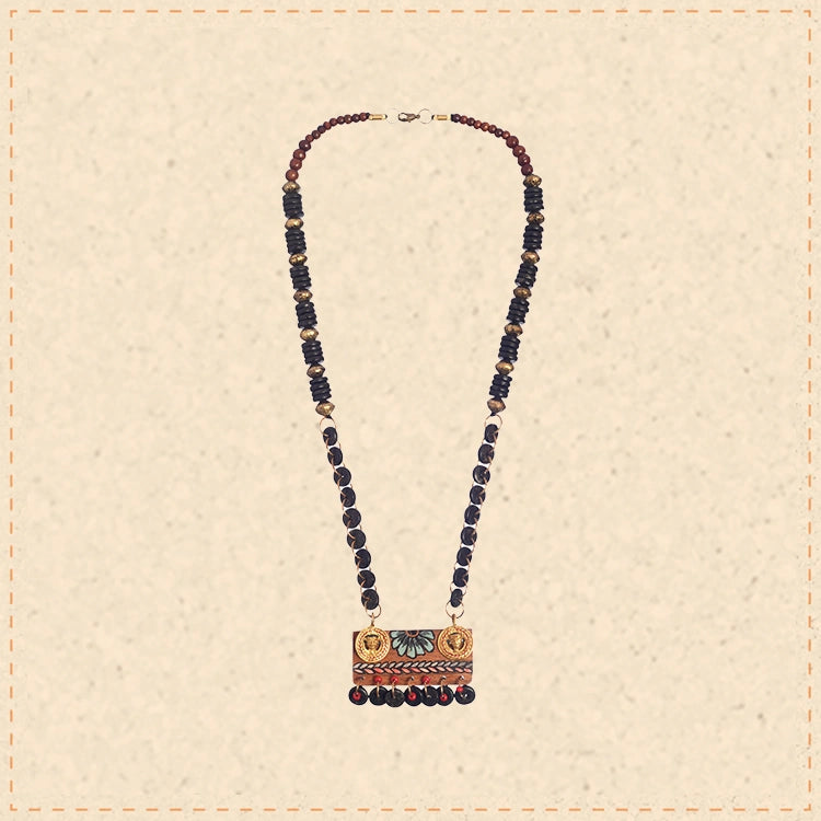 Tana-Mana' Handcrafted Tribal Dhokra Necklace